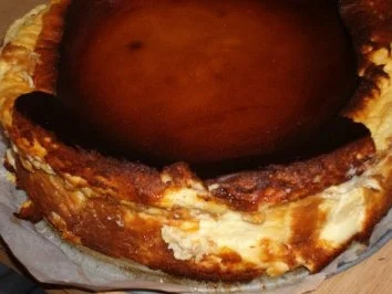 Käsekuchen ohne Boden - Rezept