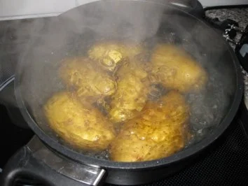 Rezept: Kartoffel-Spargel-Gratin und Kotelett Bild Nr. 3 Kartoffel-Spargel-Gratin und Kotelett - Rezept - Bild Nr. 3