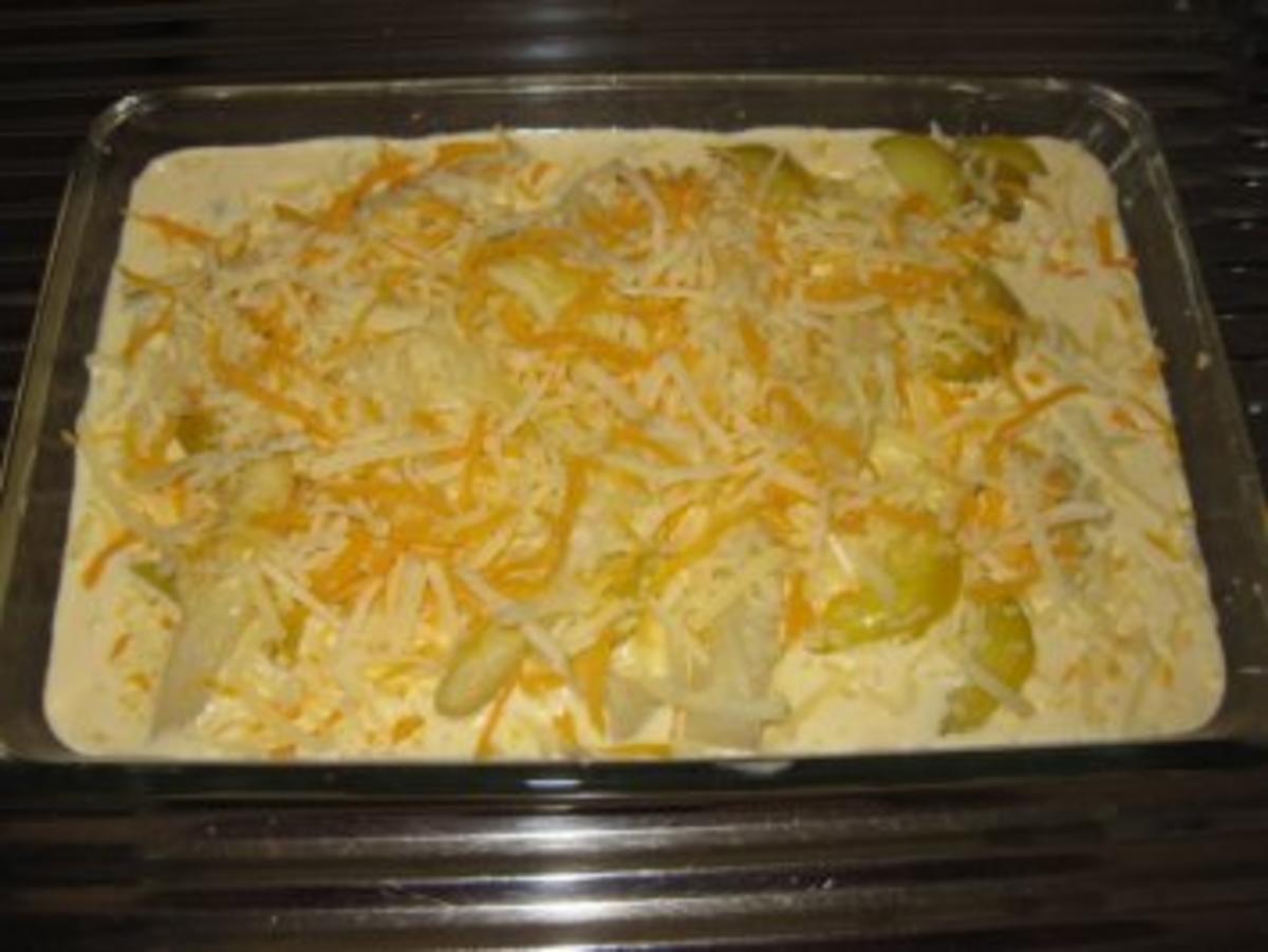 Kartoffel-Spargel-Gratin und Kotelett - Rezept - Bild Nr. 11