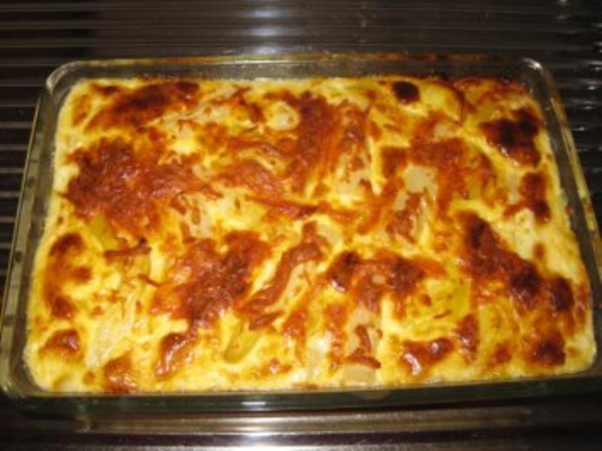 Kartoffel Spargel Gratin und Kotelett - einfach - von rosinenschneckele