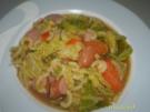 Wirsing Eintopf mit Nudeln - Rezept