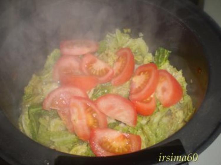 Wirsing Eintopf mit Nudeln - einfach - 151 kcal/100g