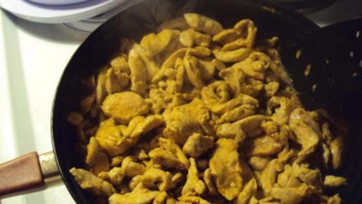 Curry-Hähnchengeschnetzeltes - Rezept - Bild Nr. 2