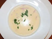 Spargelcremesuppe mit Schinkenstreifen - Rezept - Bild Nr. 9