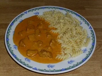Schinkenrahmgulasch - Rezept