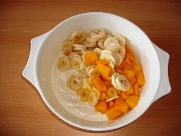 Rezept: Bananen-Mango Quark Bild Nr. 3 Bananen-Mango Quark - Rezept - Bild Nr. 3