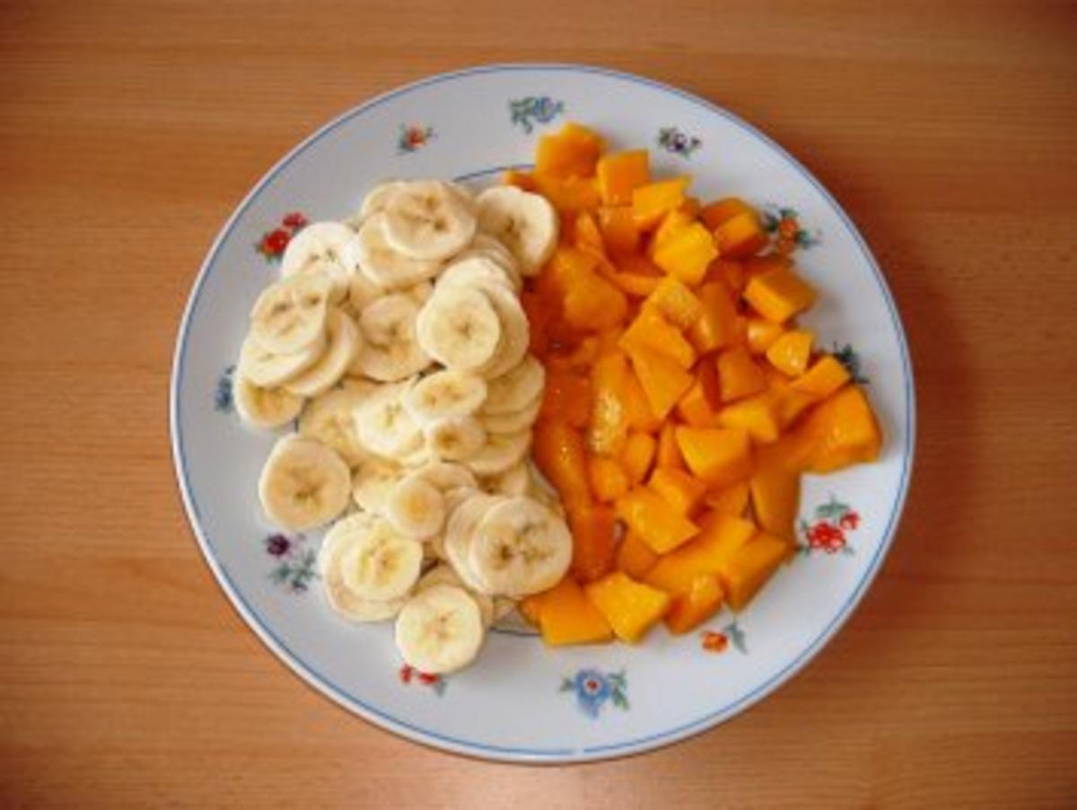 Mango-Bananen Quark auf Blätterteig - Rezept - Bild Nr. 3