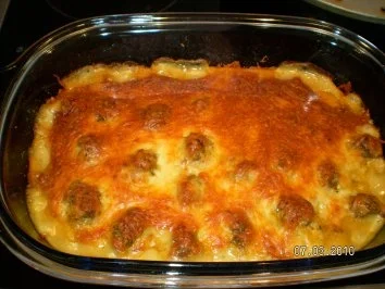 Kartoffelgratin a la Sylvia mit Frikadellen und Feldsalat - Rezept - Bild Nr. 5