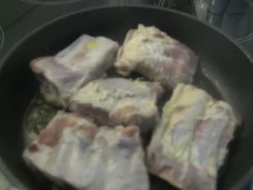 Rezept: Geschmorte Rippchen ( auch für den Grill geeignet ) Bild Nr. 5 Geschmorte Rippchen ( auch für den Grill geeignet ) - Rezept - Bild Nr. 5