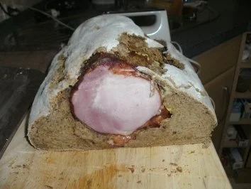 Schäufele im Brotteig - Rezept