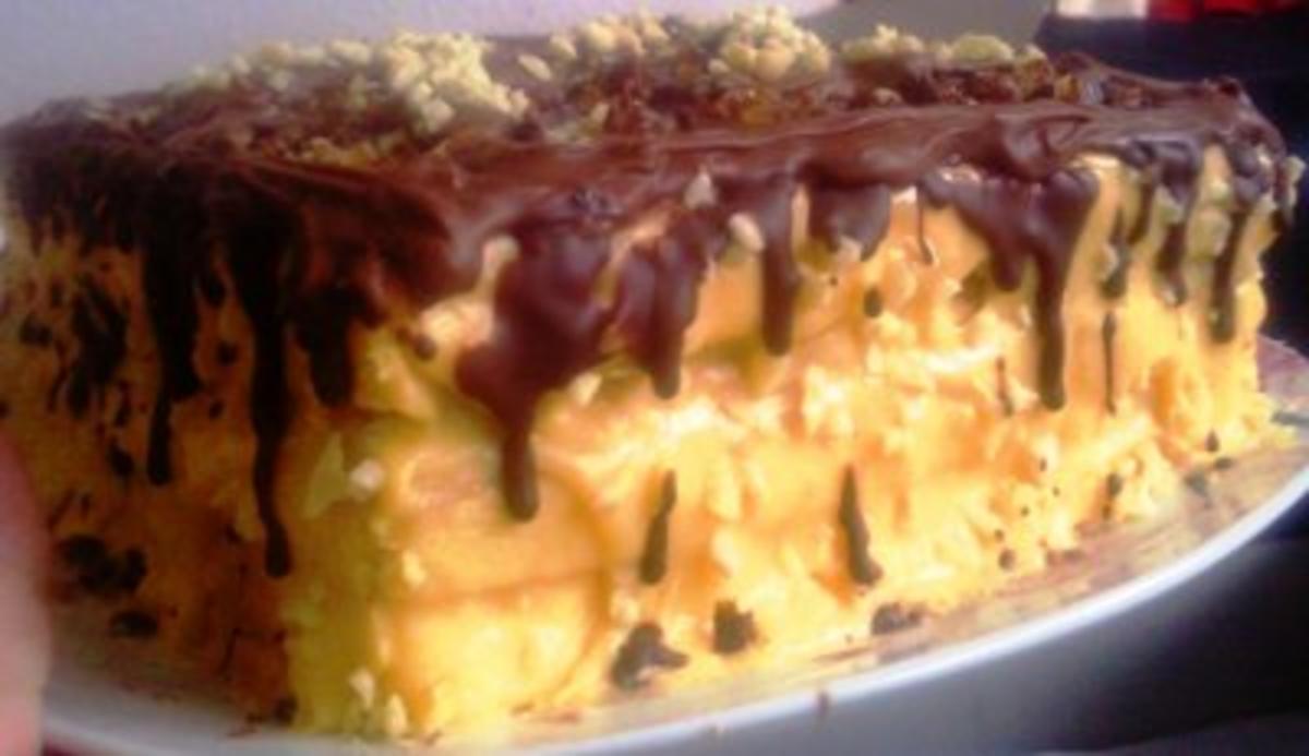 Torte mit Nougat und Marzipan...(süße Versuchung...) - Rezept - kochbar.de