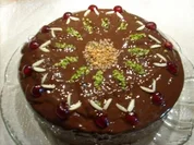 Zebrakuchen im Schokomantel - Rezept