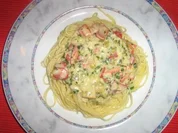 Spaghetti mit Paprika-Gorgonzola-Soße - Rezept