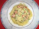 Spaghetti mit Paprika-Gorgonzola-Soße - Rezept