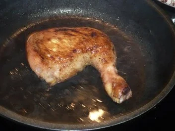 Rezept: Geflügel: Hähnchenschenkel in Orangensaft mariniert Bild Nr. 3 Geflügel: Hähnchenschenkel in Orangensaft mariniert - Rezept - Bild Nr. 3