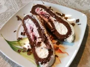 Kirschrolle - Rezept