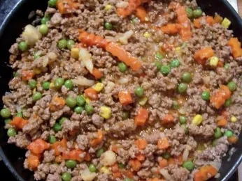 Kochen: Leckere Hackfleisch-Gemüse-Pfanne - Rezept - Bild Nr. 6