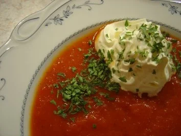Gazpacho, warm als kalorienarme Vorspeisen-Suppe - Rezept - Bild Nr. 2