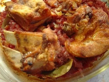 Schmor-Rippe im Rotkohlbett - Rezept - Bild Nr. 7