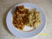 Hähnchen mit Pinienkernen-Weißweinsauce - Rezept