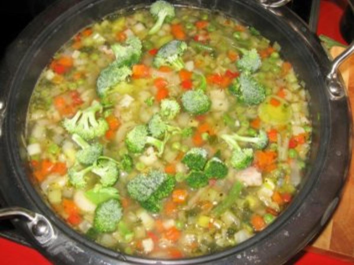 Gemüseeintopf gesund und lecker - schnell &amp; einfach - 53 kcal/100g