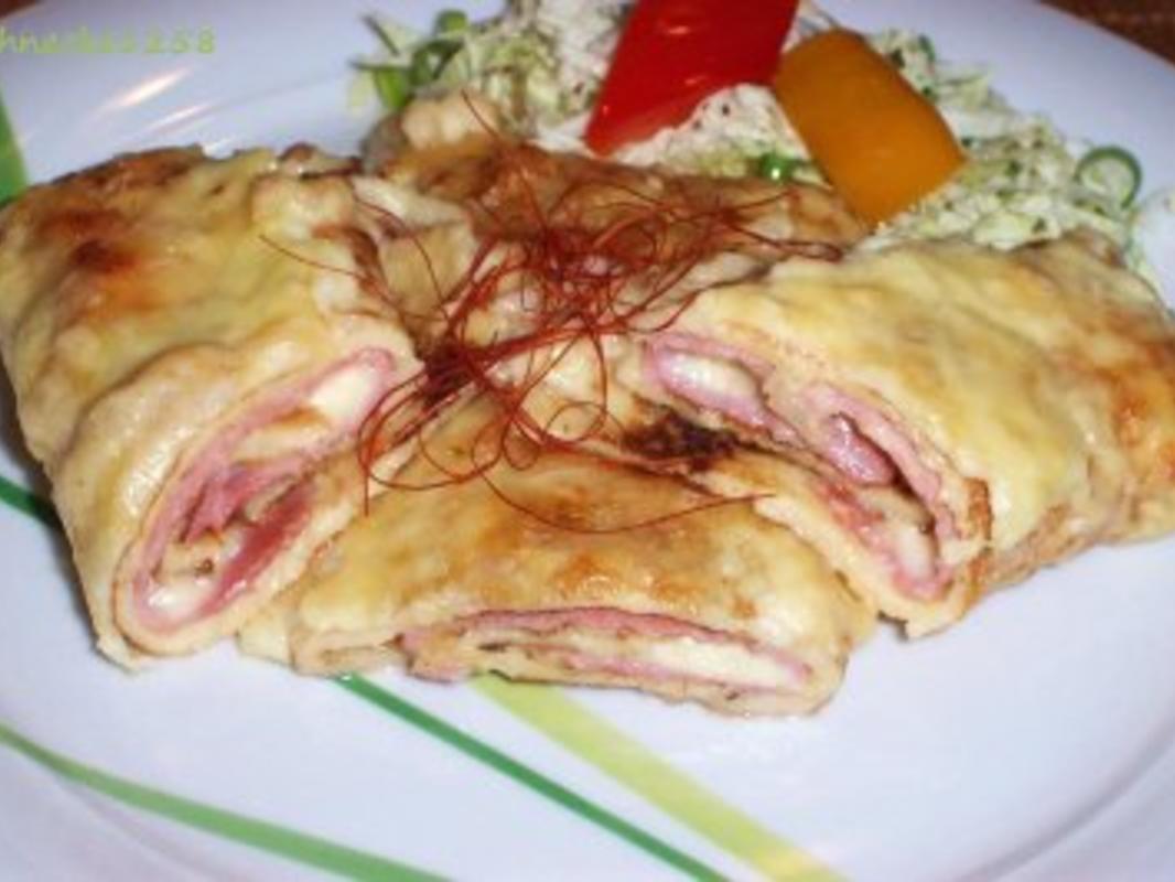 Schinken-Käse Pfannkuchen - Rezept mit Bild - kochbar.de