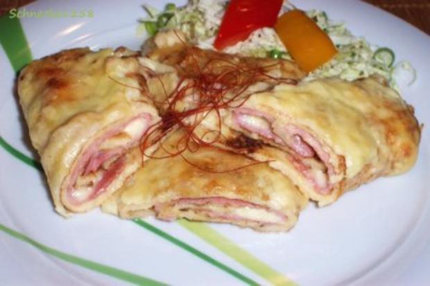 Schinken-Käse Pfannkuchen - Rezept mit Bild - kochbar.de