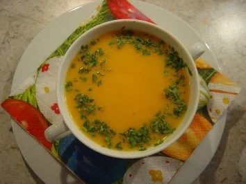 Mango-Möhren-Suppe, fruchtig lecker - Rezept