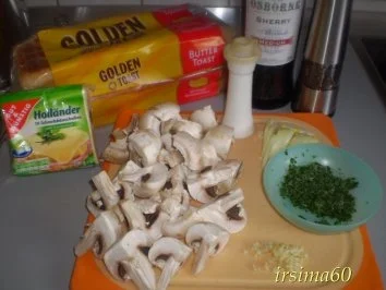 Rezept: Überbackener Champignon Toast Bild Nr. 2 Überbackener Champignon Toast - Rezept - Bild Nr. 2