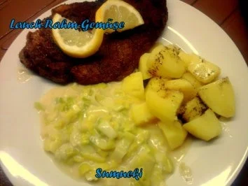 Rezept: Lauch-Rahm-Gemüse Lauch-Rahm-Gemüse - Rezept