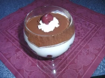 " Schwarzwald " im Glas - Rezept