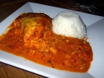 Rezept: Überbackenes Paprikahuhn Überbackenes Paprikahuhn - Rezept