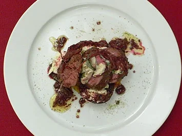 Buttermilch-Panna-Cotta mit Sauternes-Gelee und Himbeercoulis - Rezept