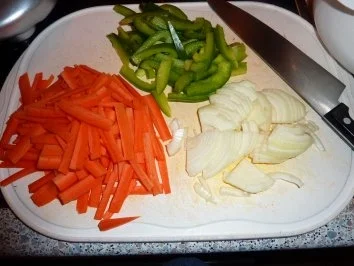 Fl/Pute: Putengemüsepfanne aus dem Wok - Rezept - Bild Nr. 3