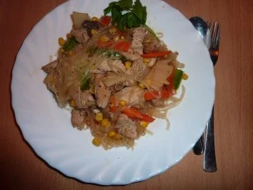 Fl/Pute: Putengemüsepfanne aus dem Wok - Rezept - Bild Nr. 9