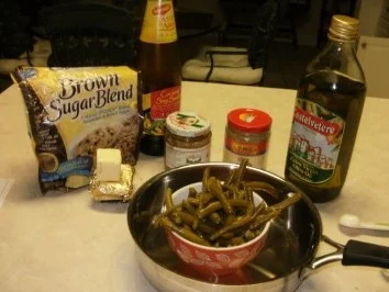 Rindfleisch- Orangenschale  Rindfleisch Streifen mit Reis und Ingwer Bohnen - wer gerne Orientalisch isst liebt das - Rezept - Bild Nr. 8