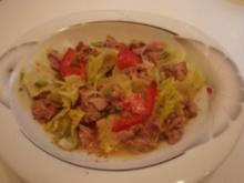 Salat: Salat mit Thunfisch - Rezept