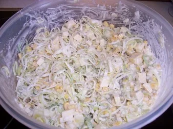 Salat...Porree-Mais-Salat - Rezept