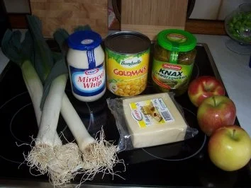 Salat...Porree-Mais-Salat - Rezept - Bild Nr. 2