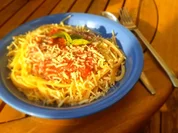 Spaghetti mit Erdbeer-Basilikum-Soße - Rezept - Bild Nr. 2