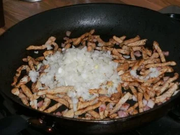 Schweinelachse in Nudelauflauf - Rezept - Bild Nr. 3