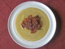 Rosenkohlcremesuppe mit Bacon - Rezept
