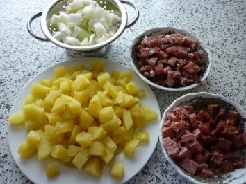 Kartoffel - Pfanne mit  Zwiebel - Rezept - Bild Nr. 2