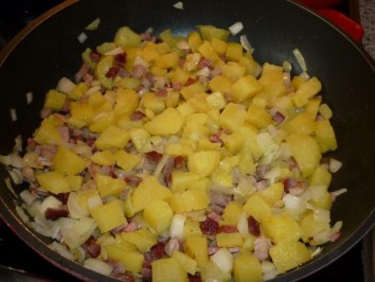 Kartoffel - Pfanne mit  Zwiebel - Rezept - Bild Nr. 3