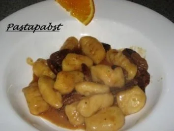 Gnocchis mit Orangen-Pekanuss-Sauce - Rezept - Bild Nr. 4
