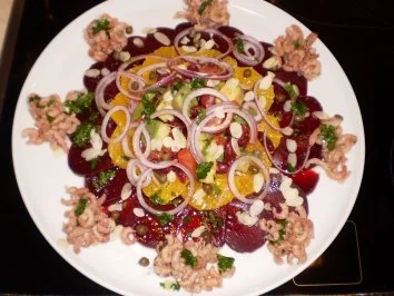 Wintersalat mit sonnigem Lichtblick - Rezept