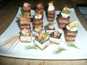 TAPAS/FISCH:Räucherlachskonfekt - Rezept