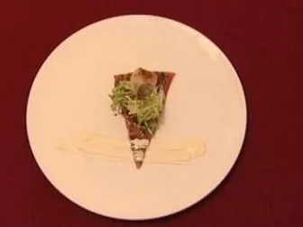 Tunfisch-Carpaccio mit Thai-Auberginen und Jakobsmuschel (Guido Kellermann) - Rezept