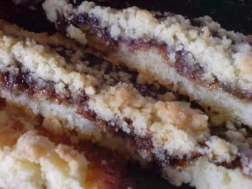 Rezept: Streuselkuchen mit Pflaumenmus Streuselkuchen mit Pflaumenmus - Rezept