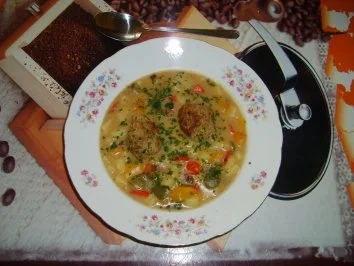 Paprika-Zauber mit Hackbälchen - Rezept